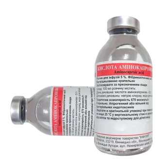 Аминокапроновая кислота фл. 50мг/мл 5% 100мл №1