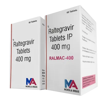 Ралтегравир полный аналог Исентресс (Raltegravir, Ralmac) 400мг таблетки №60