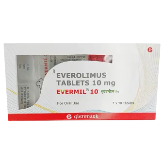 Эверолимус 10мг (Олирамус, Николимус, Афинитор аналог) :: Evermil таблетки 10мг №10