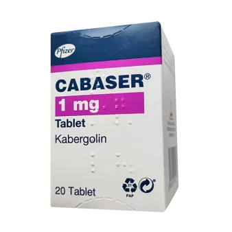 Кабазер (Cabaser, Каберголин Pfizer) таблетки 1мг №20